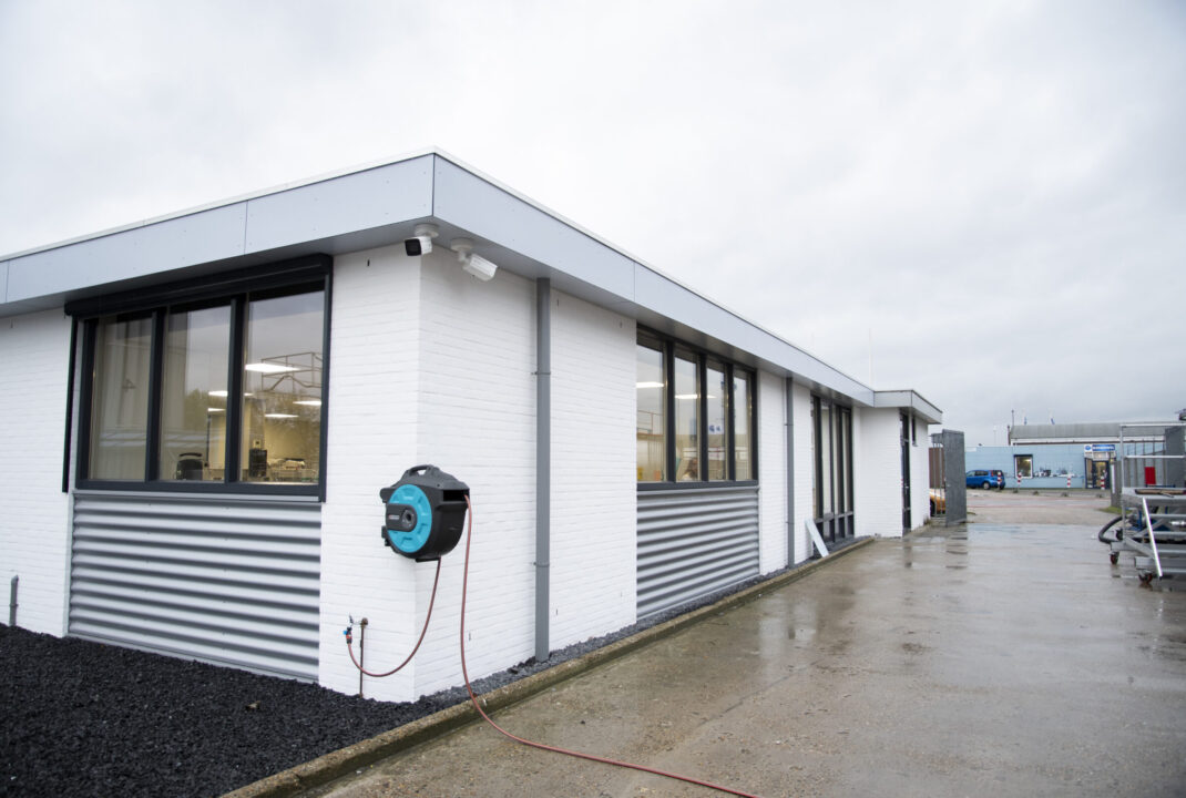 Bouw van kantoor Kelvin Terminals door H4A