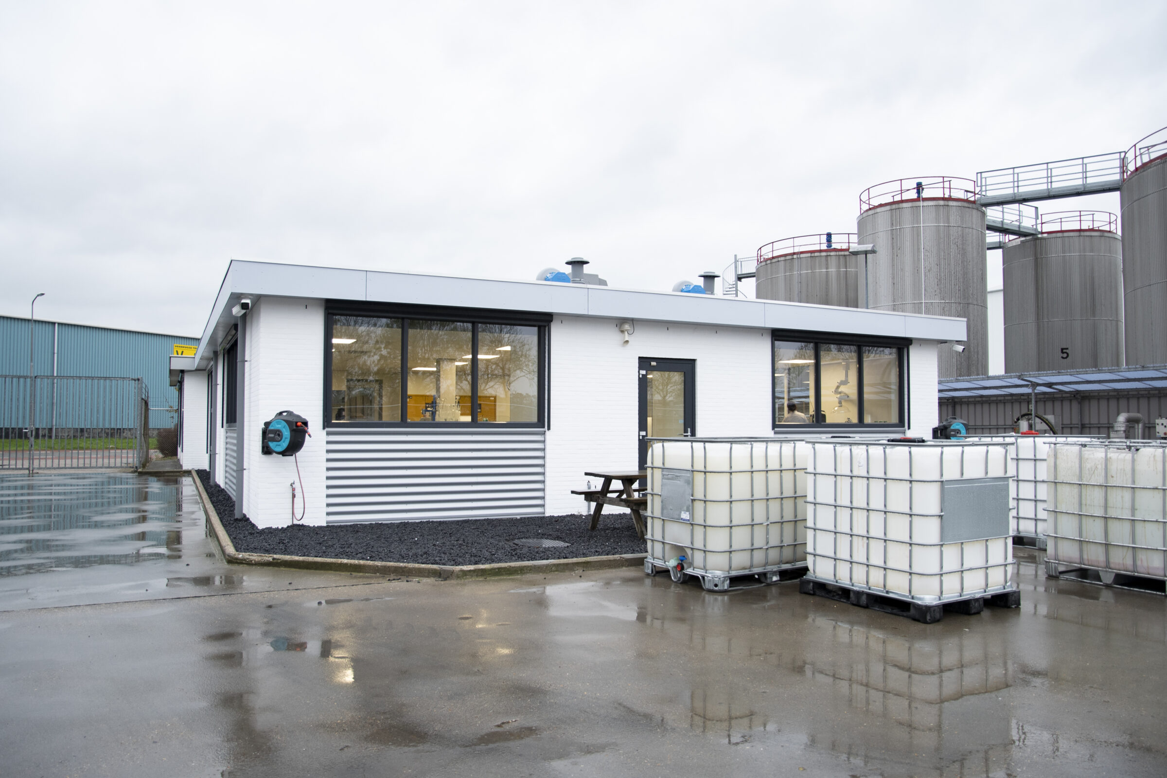 Bouw van kantoor Kelvin Terminals door H4A