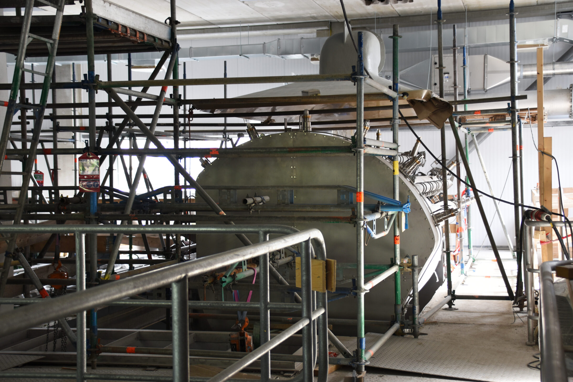 Bouw van een fabriekshal door H4A Industrie Service