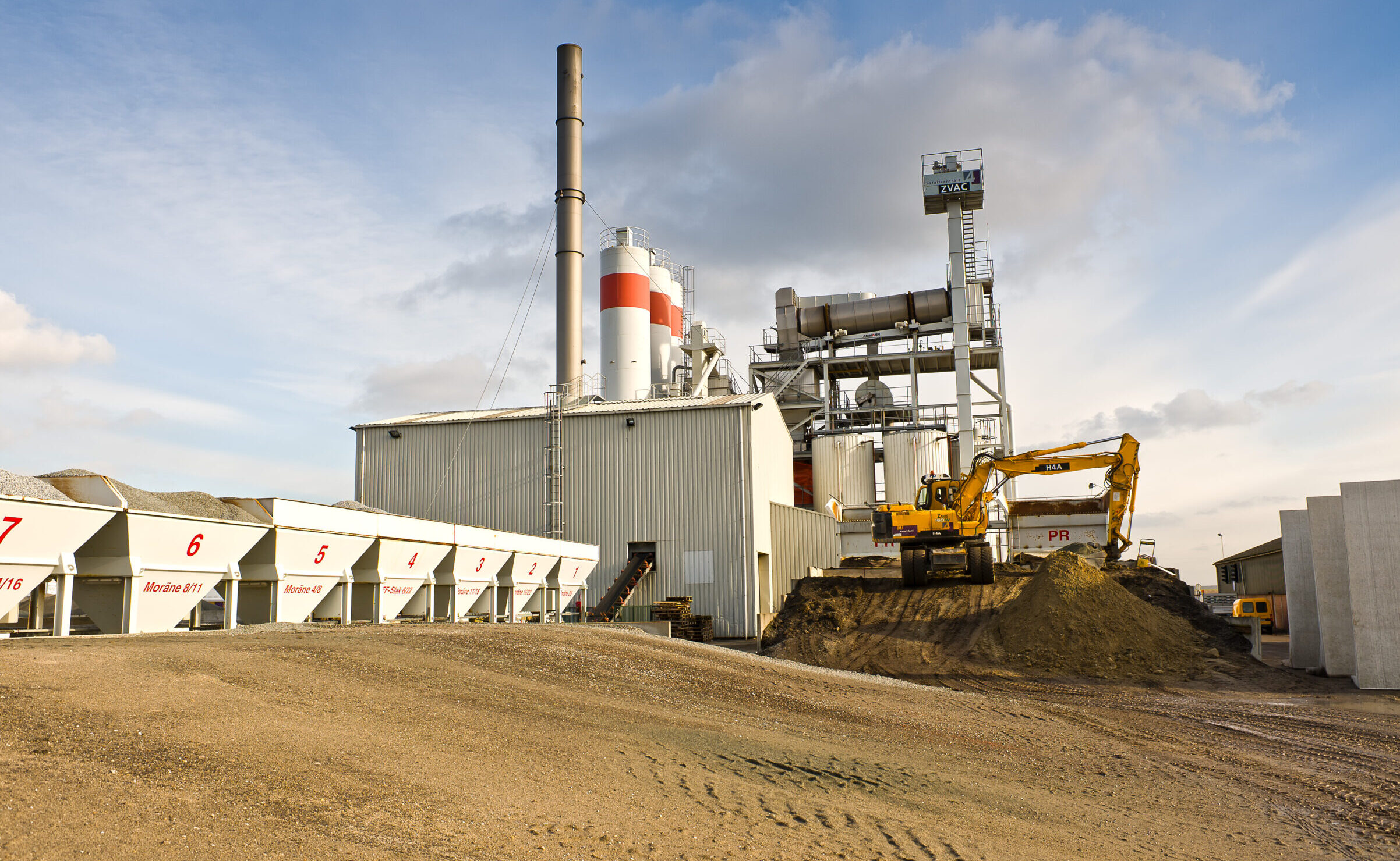 Asfaltcentrale in Zeeland van H4A