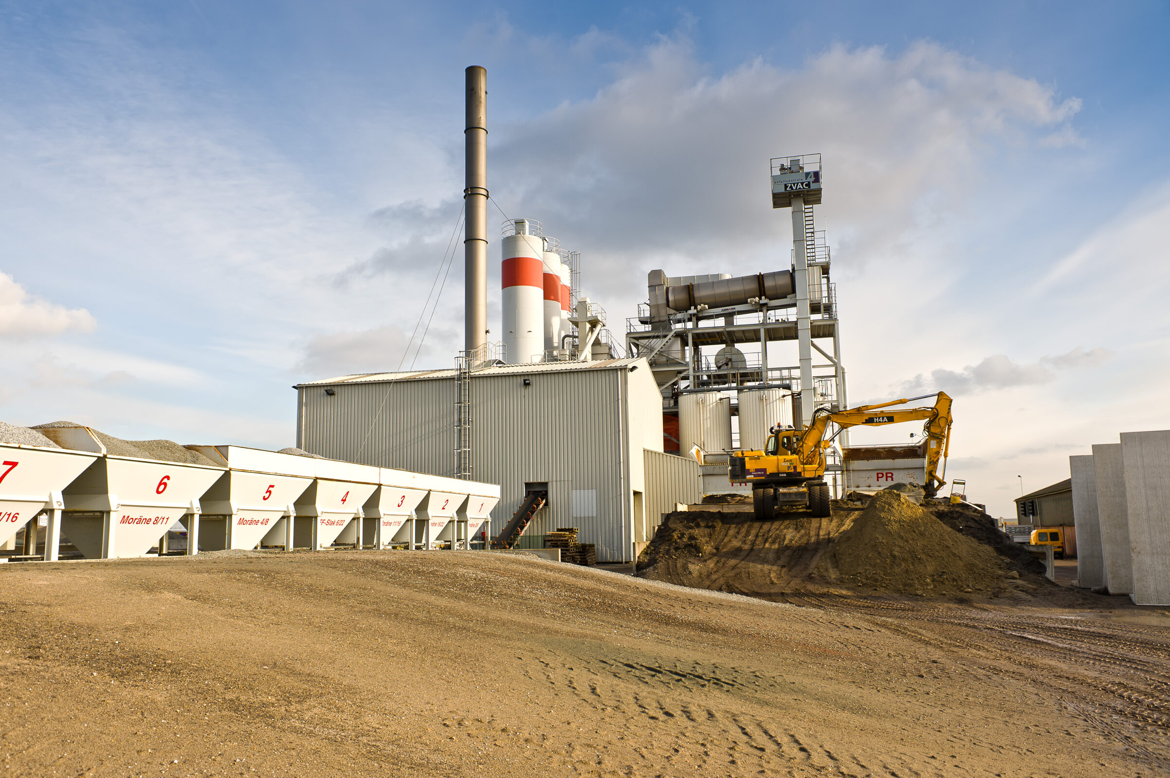 Asfaltcentrale in Zeeland van H4A