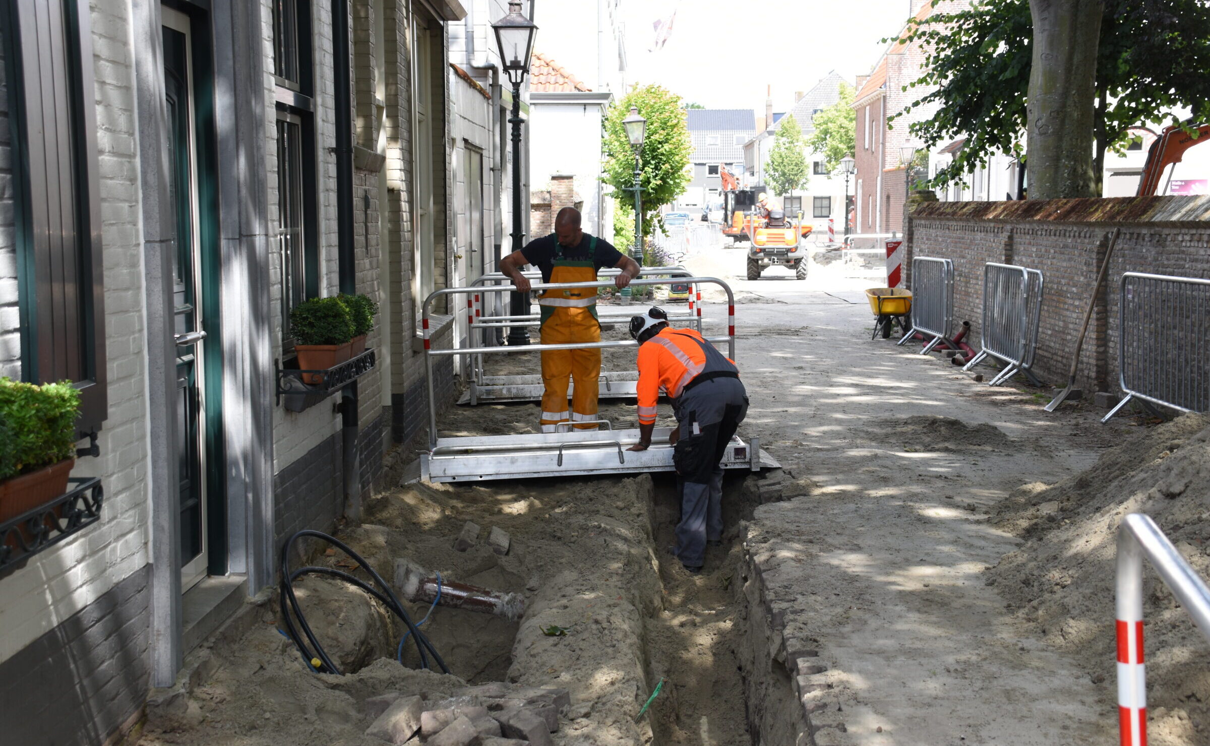 Werkzaamheden in IJzendijke door H4A Ondergrondse Netwerken