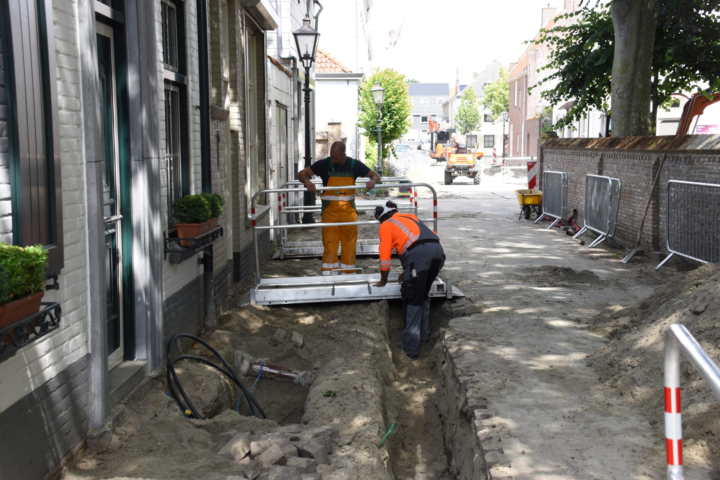 Werkzaamheden in IJzendijke door H4A Ondergrondse Netwerken