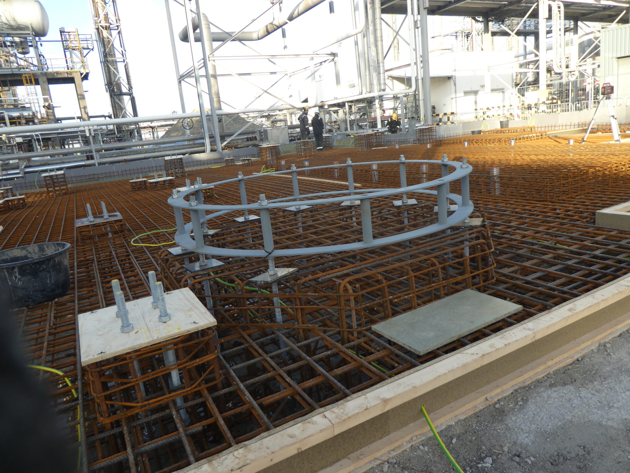 Bouw van fundering door H4A Industrie Service