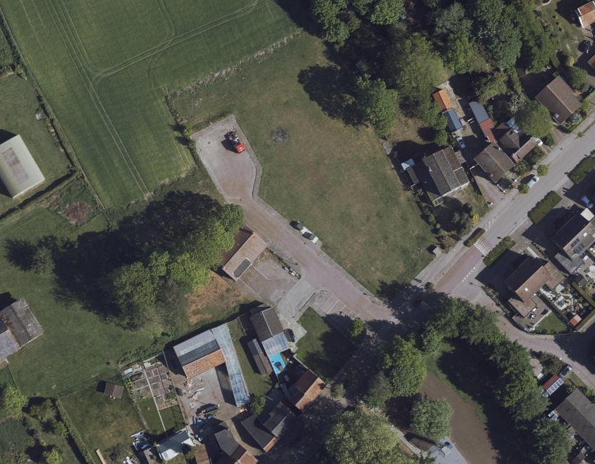 Luchtfoto Plan Lindenhof in Zuiddorpe door H4A Openbare Ruimte