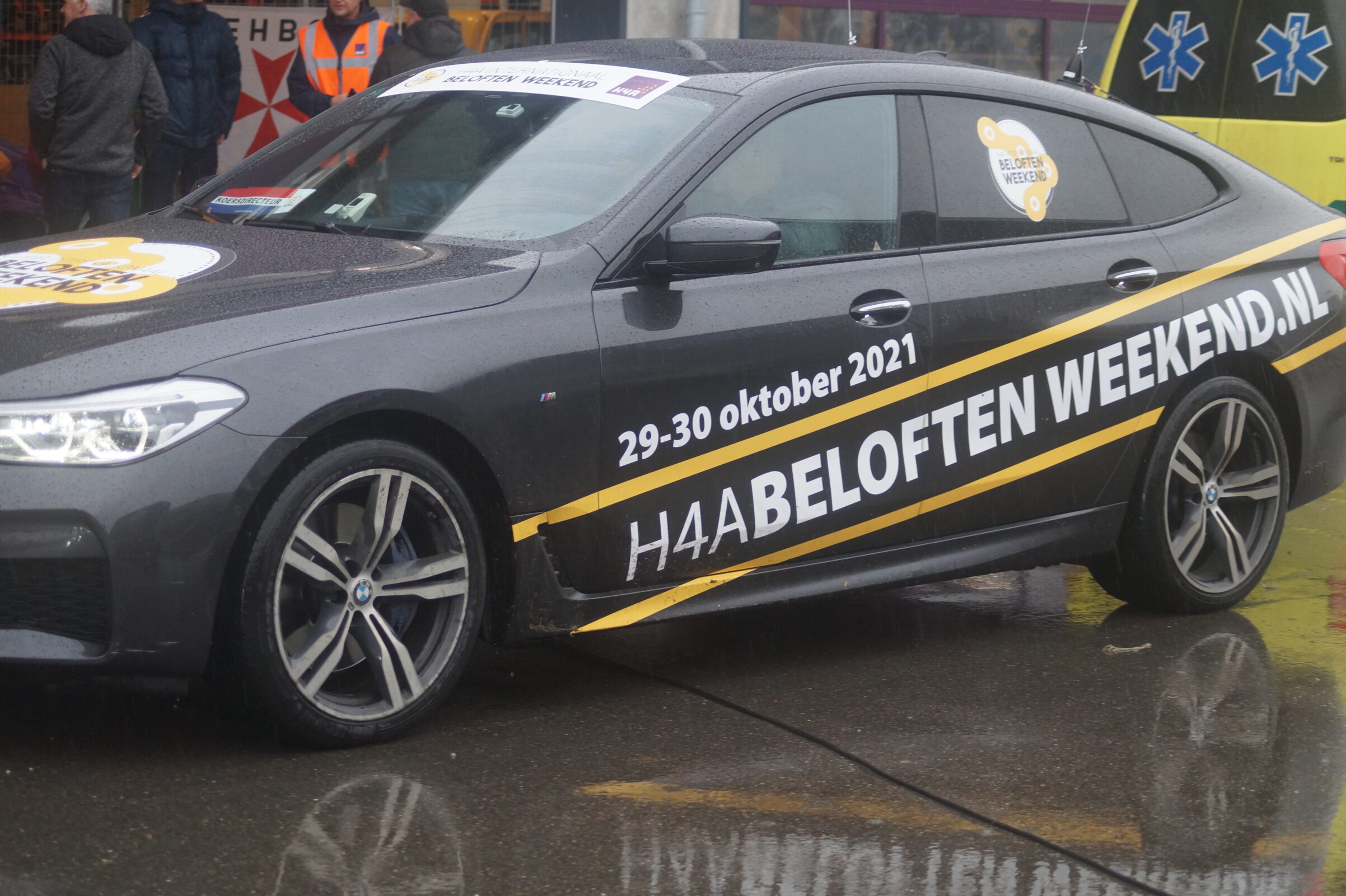 Sponsorauto voor beloften weekend voor H4A sponsoring