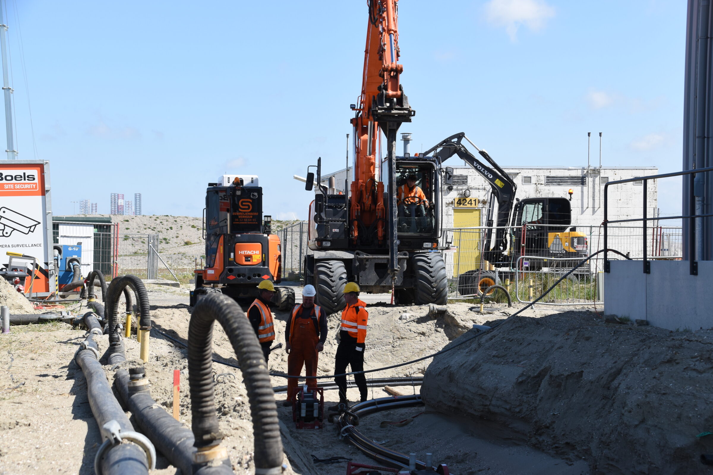 H4A Ondergrondse Netwerken legt voor Stedin kabelwerk aan in Vlissingen