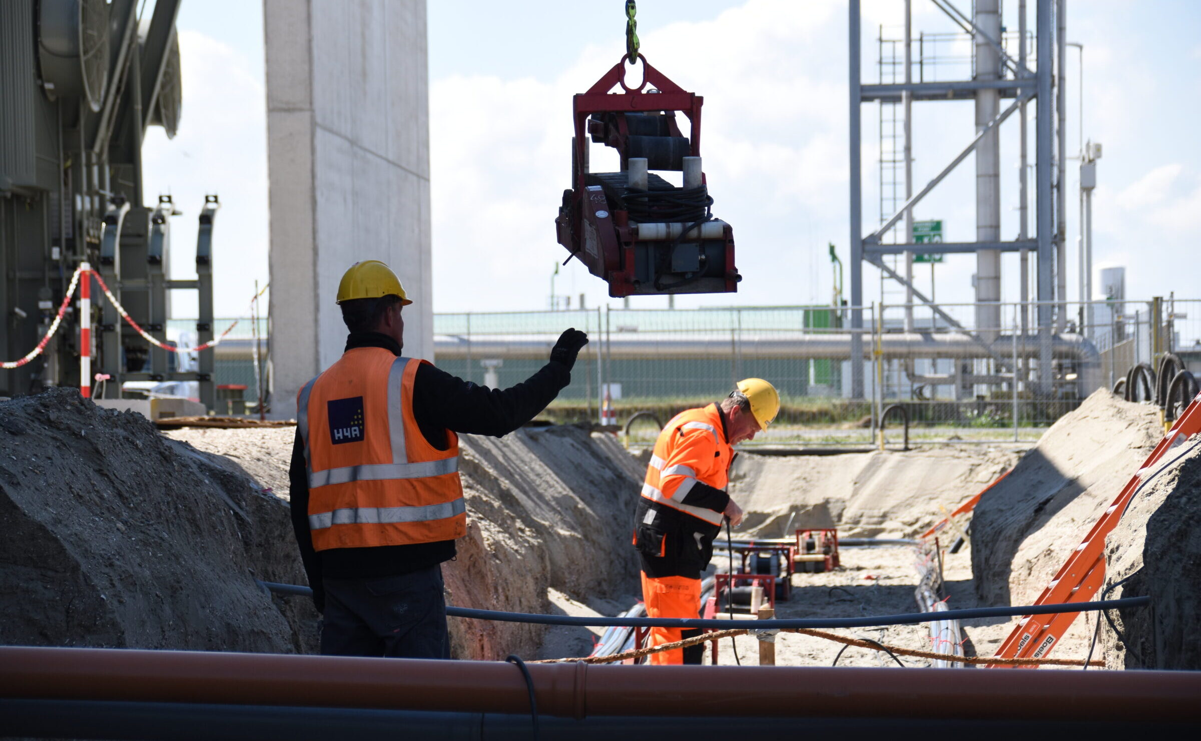 H4A Ondergrondse Netwerken legt voor Stedin kabelwerk aan in Vlissingen