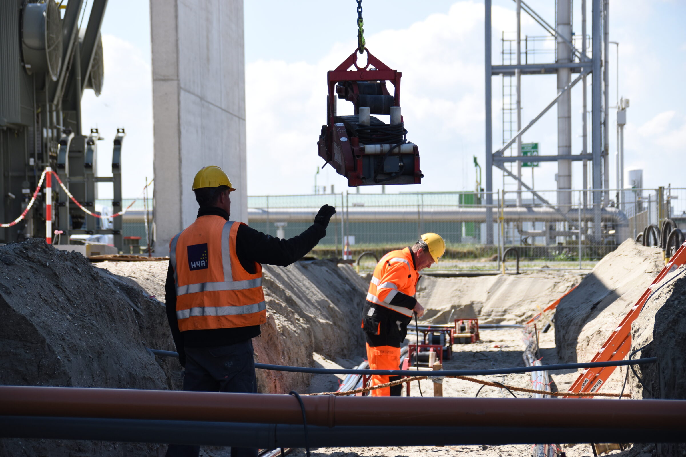 H4A Ondergrondse Netwerken legt voor Stedin kabelwerk aan in Vlissingen