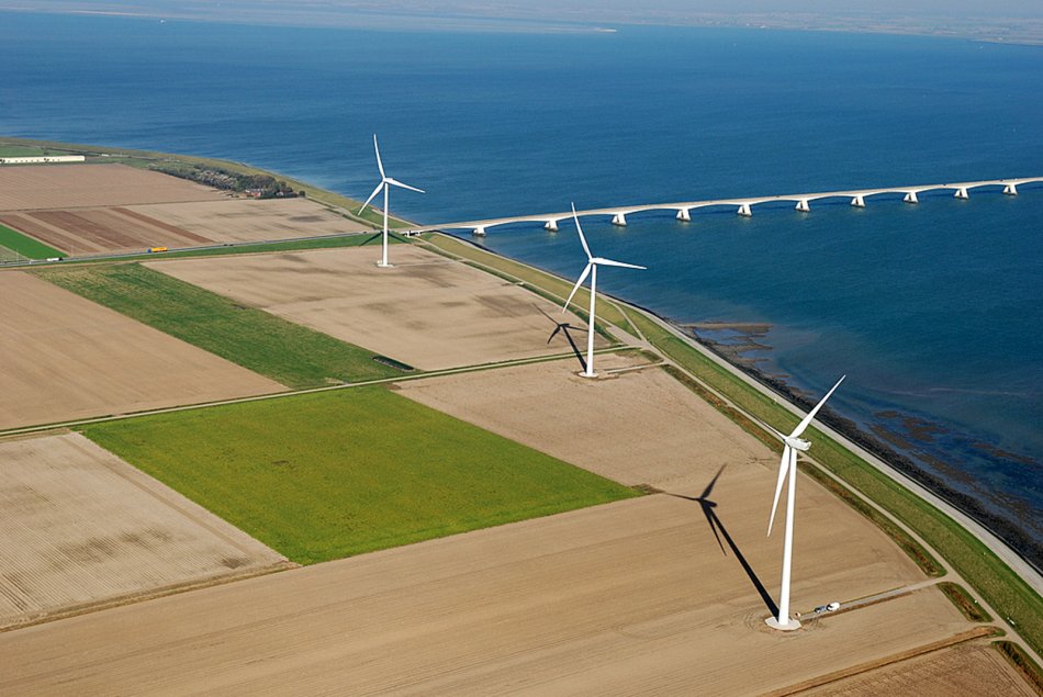 H4A Windenergie maakt een fundering voor een windmolen bij Windpark Kats