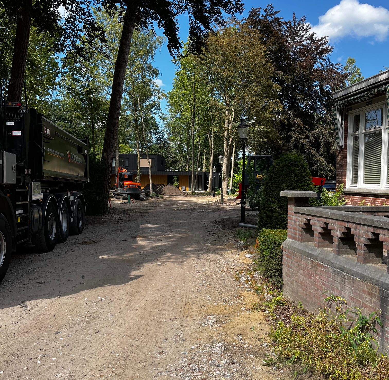 H4A Infratechniek aan de slag met tuininrichting in Breda