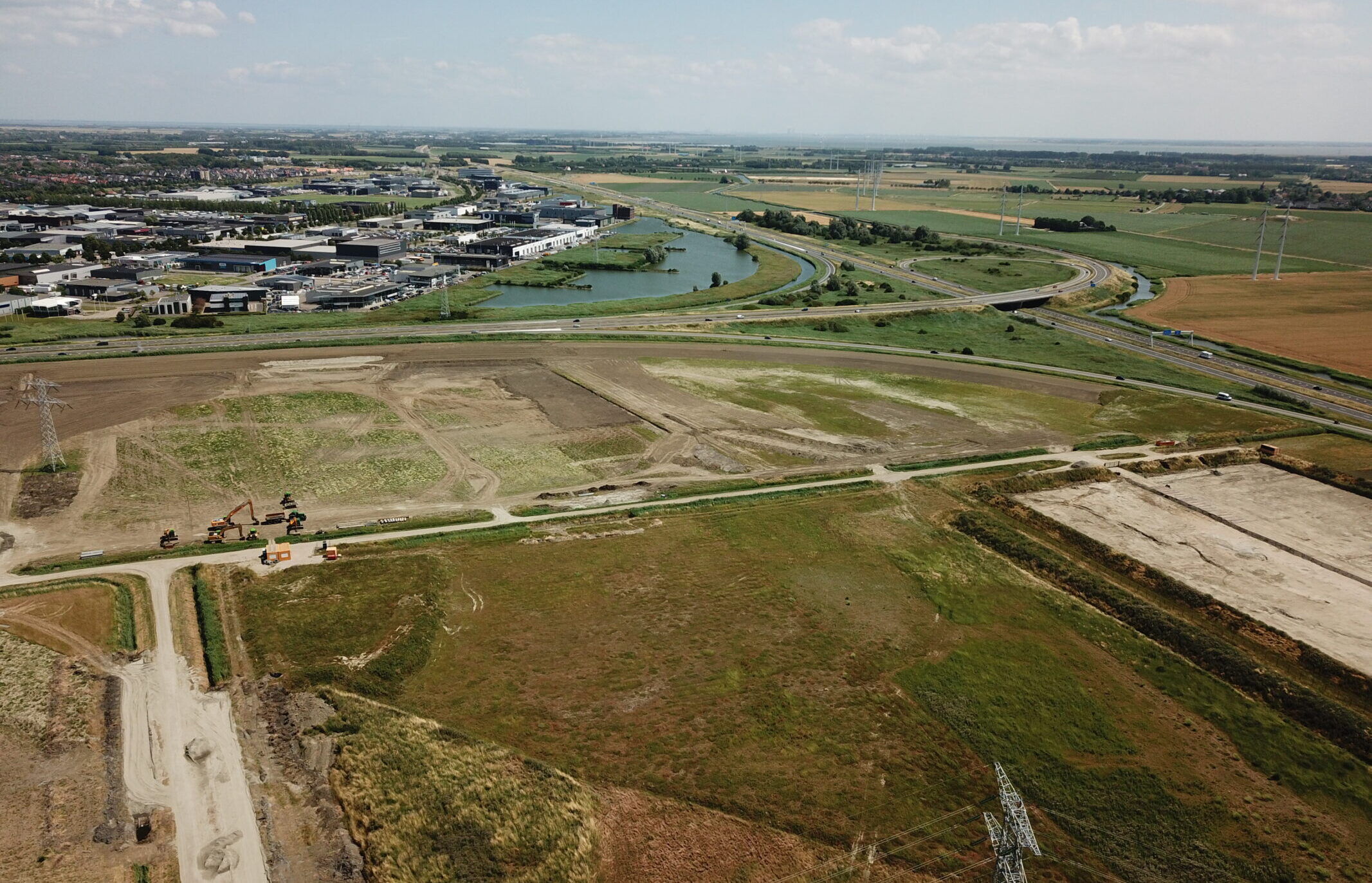 H4A aan het werk in bedrijvenpark Deltaweg in Goes