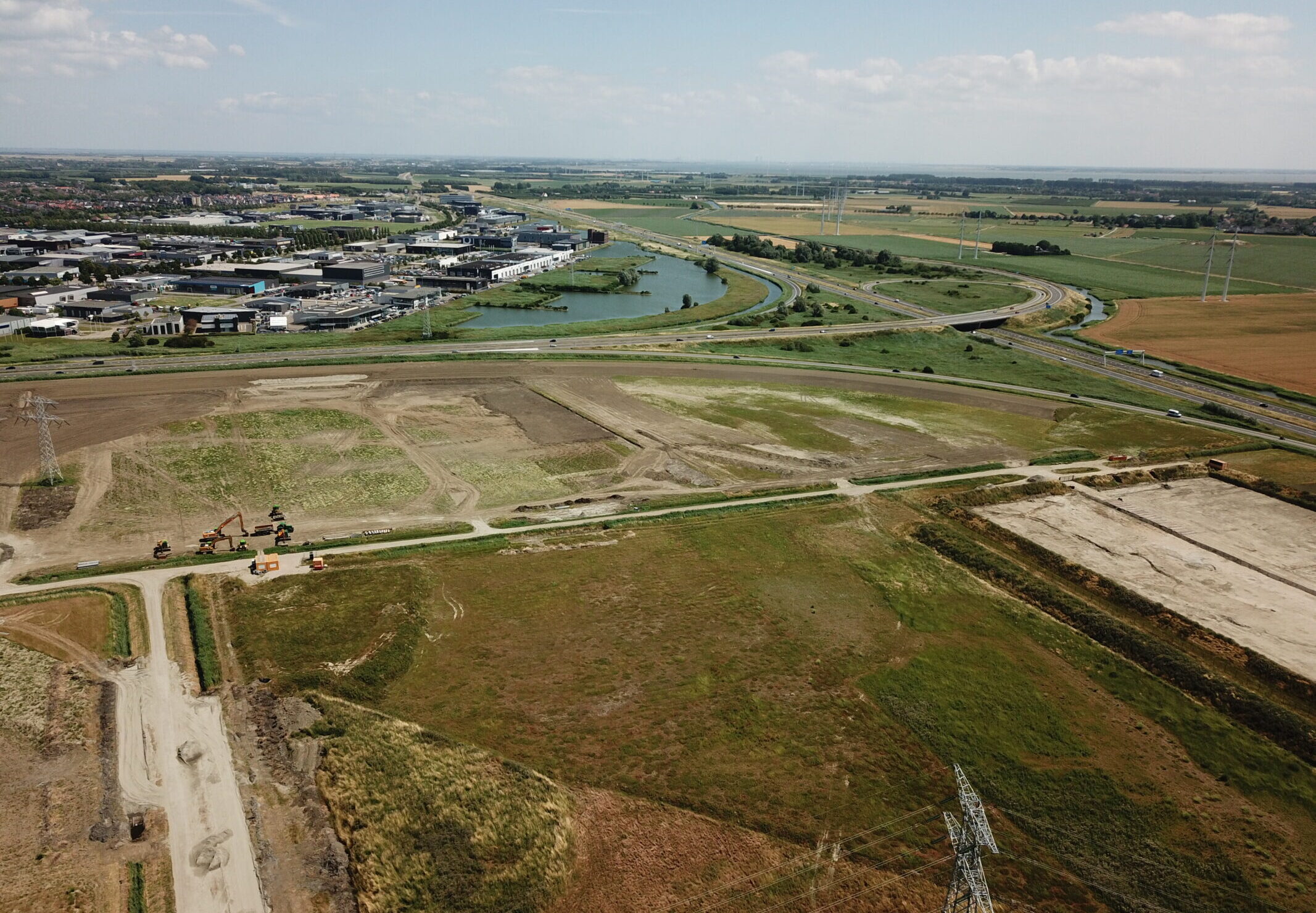 H4A aan het werk in bedrijvenpark Deltaweg in Goes