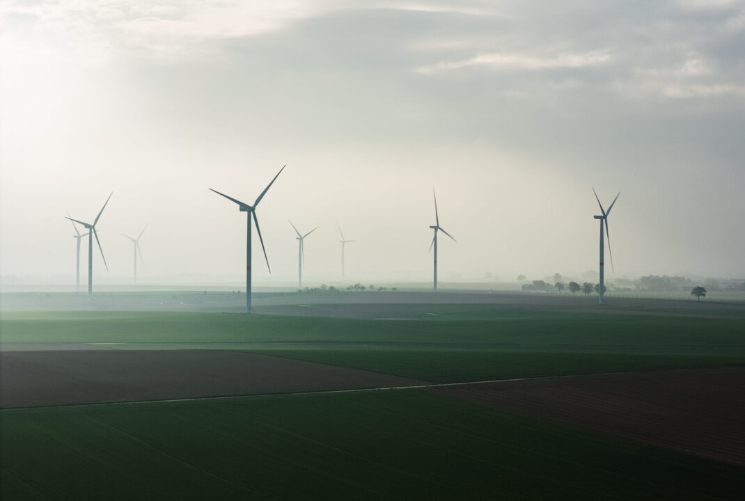 H4A Windenergie maakt een fundering voor een windmolen bij de windparken in Hannuit